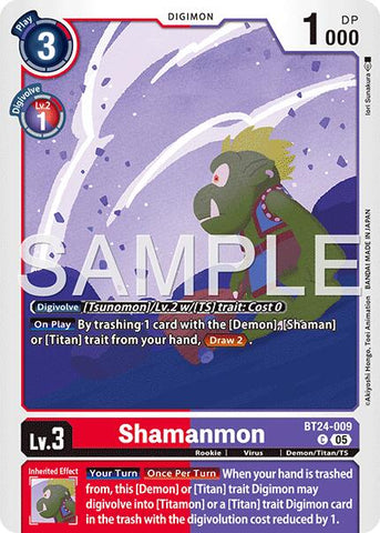 Shamanmon [BT24-009] [Time Stranger] - Destination Retro