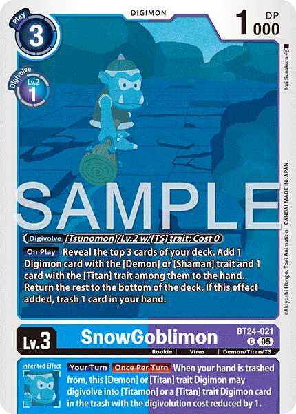 SnowGoblinmon [BT24-021] [Time Stranger] - Destination Retro