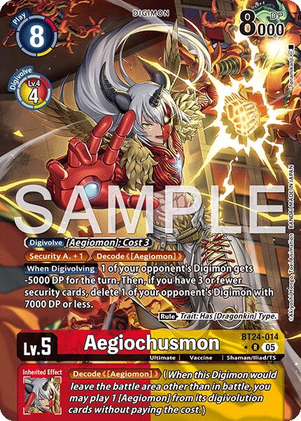 Aegiochusmon [BT24-014] (Alternate Art) [Time Stranger] - Destination Retro