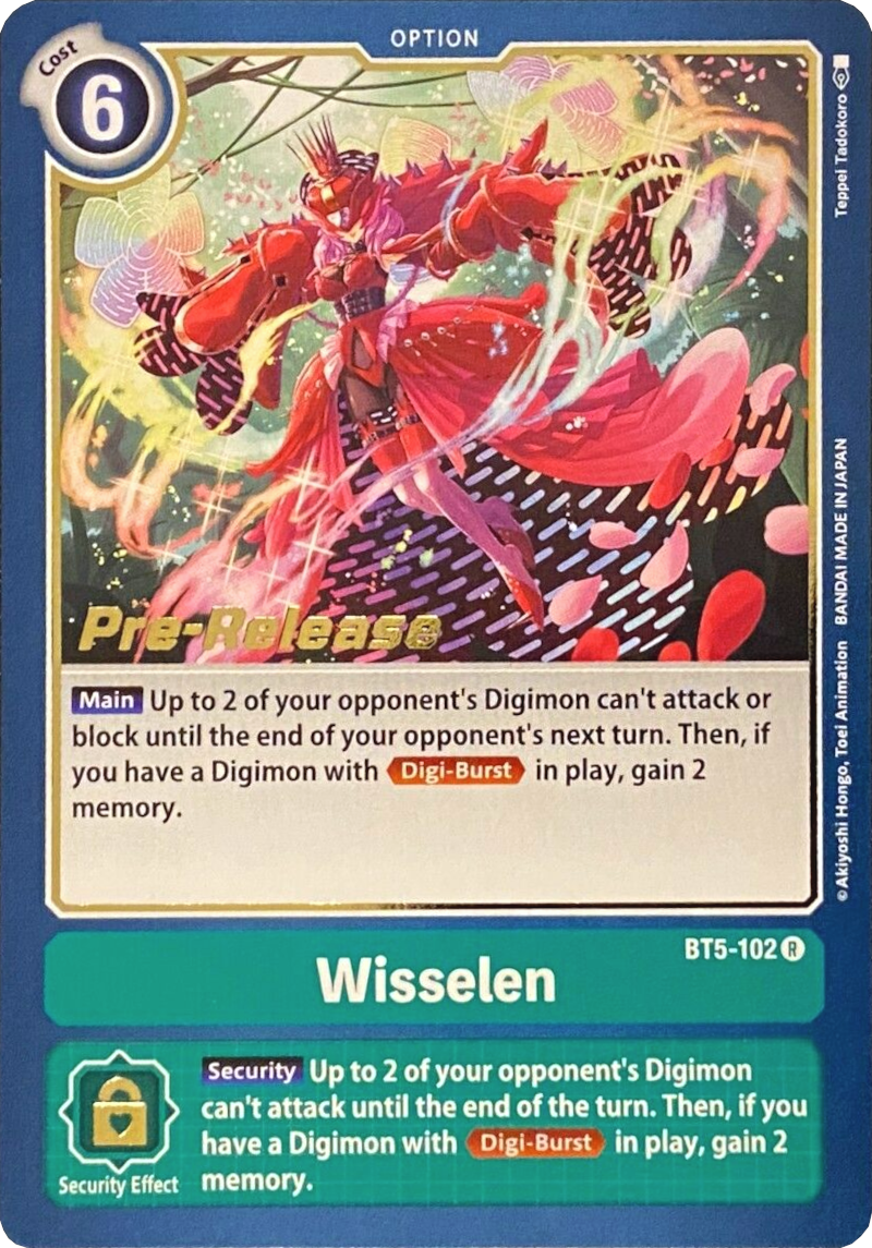 Wisselen [BT5-102] [Battle of Omni Pre-Release Promos] - Destination Retro
