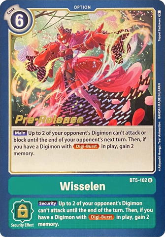 Wisselen [BT5-102] [Battle of Omni Pre-Release Promos] - Destination Retro
