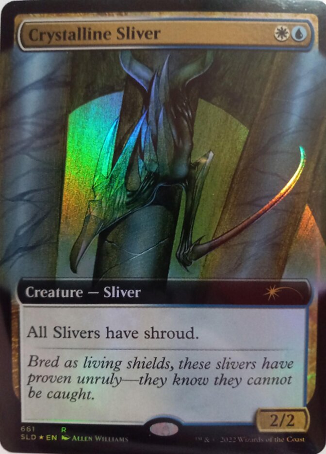 Crystalline Sliver (Extended Art) [Secret Lair Drop Promos] - Destination Retro