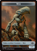 Snake // Myr Double-Sided Token [Tarkir: Dragonstorm Commander Tokens] - Destination Retro