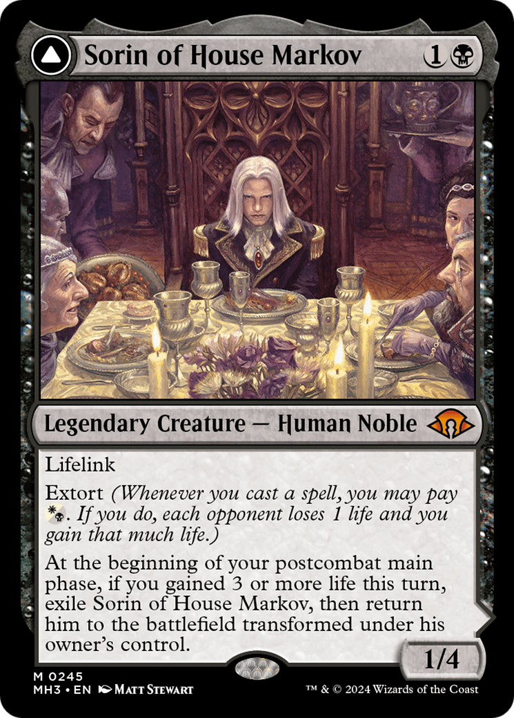 Sorin of House Markov // Sorin, Ravenous Neonate [Modern Horizons 3] - Destination Retro