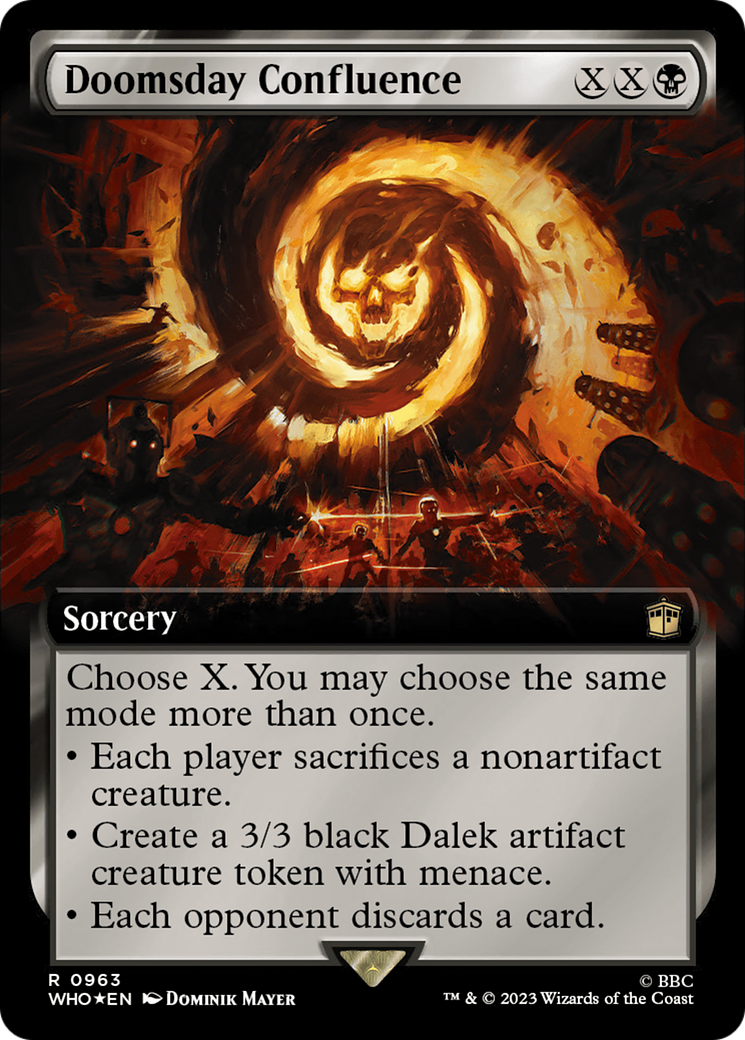Doomsday Confluence (Extended Art) (Surge Foil) [Doctor Who] - Destination Retro