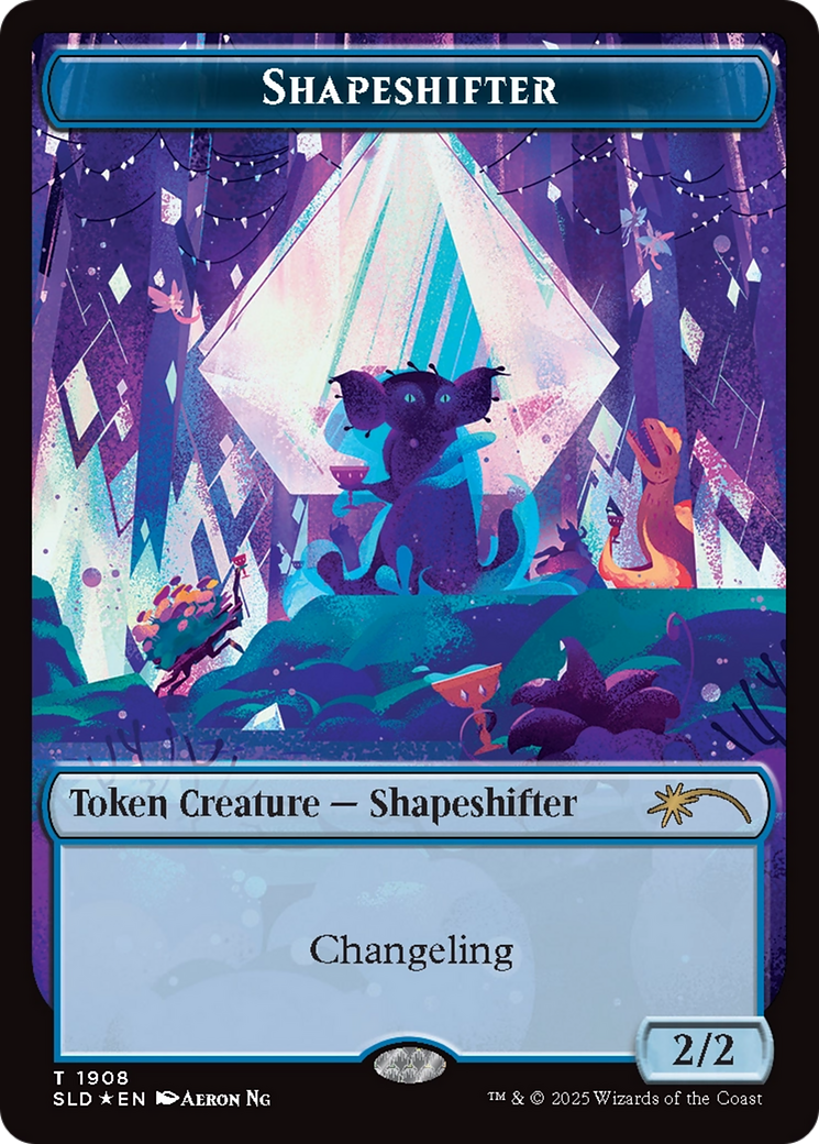 Shapeshifter Token (1908) (Double Rainbow Foil) [Secret Lair Drop Series] - Destination Retro