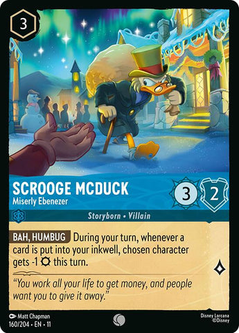 Scrooge McDuck - Miserly Ebenezer (160/204) [Winterspell] - Destination Retro