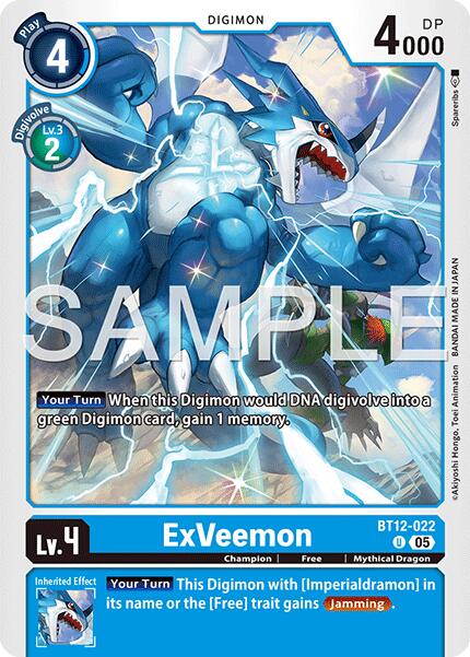 ExVeemon [BT12-022] [Advanced Booster Digimon Generation] - Destination Retro
