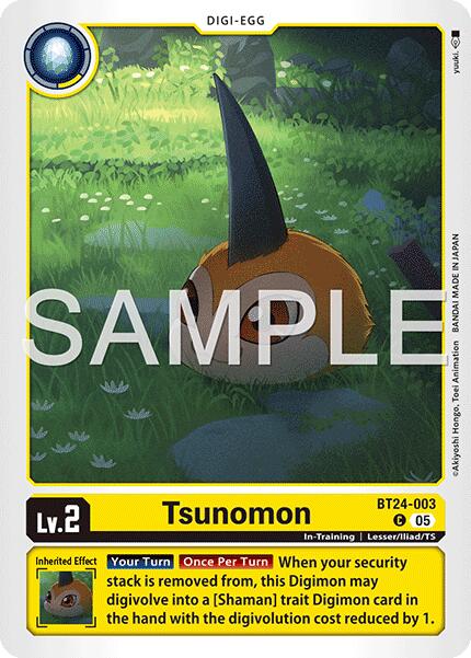 Tsunomon [BT24-003] [Time Stranger] - Destination Retro