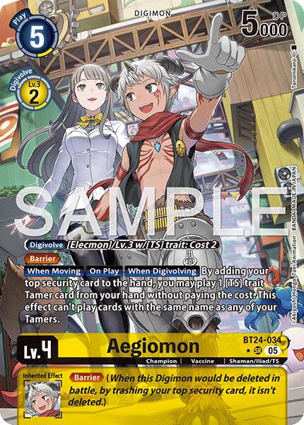 Aegiomon [BT24-034] (Alternate Art) [Time Stranger] - Destination Retro