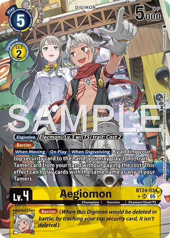 Aegiomon [BT24-034] (Alternate Art) [Time Stranger] - Destination Retro