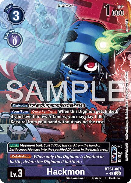 Hackmon [BT24-067] (Box Topper) [Time Stranger] - Destination Retro