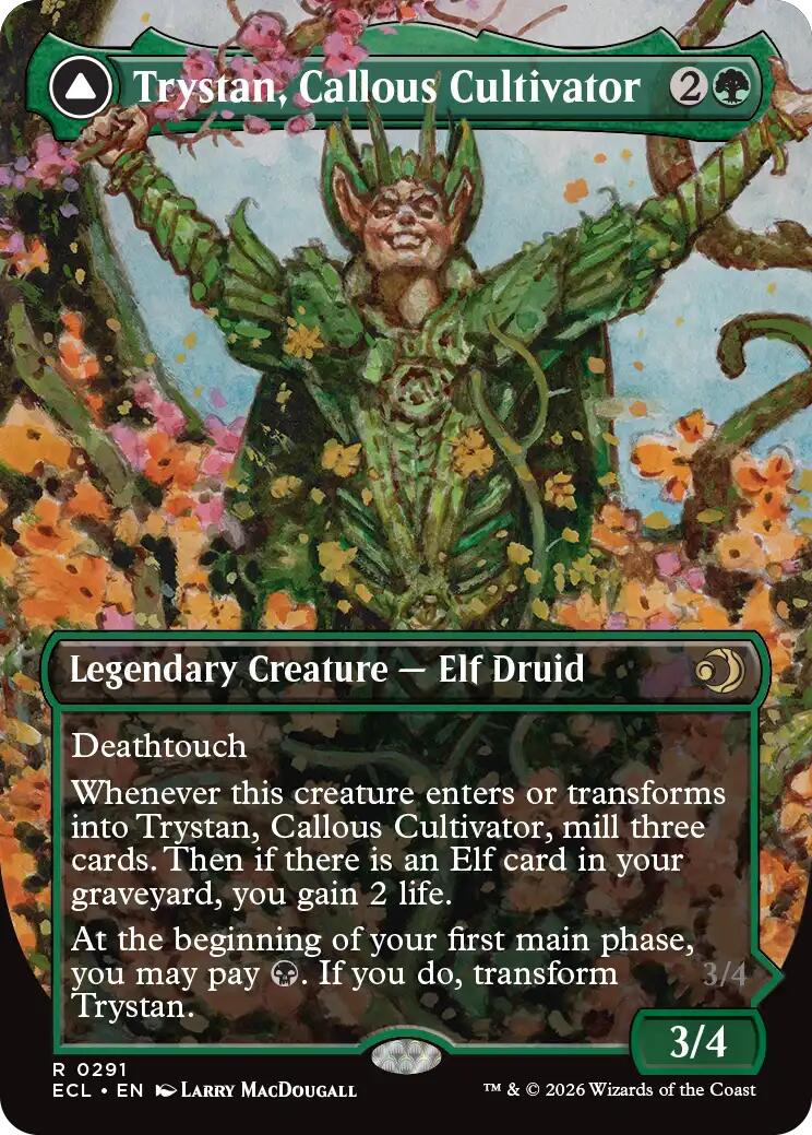 Trystan, Callous Cultivator (Borderless) [Lorwyn Eclipsed] - Destination Retro