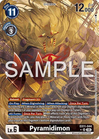 Pyramidimon [EX11-044] (Alternate Art) [Dawn of Liberator] - Destination Retro