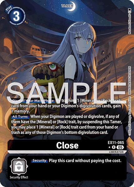 Close [EX11-065] (Alternate Art) [Dawn of Liberator] - Destination Retro
