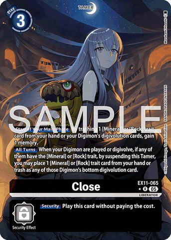 Close [EX11-065] (Alternate Art) [Dawn of Liberator] - Destination Retro