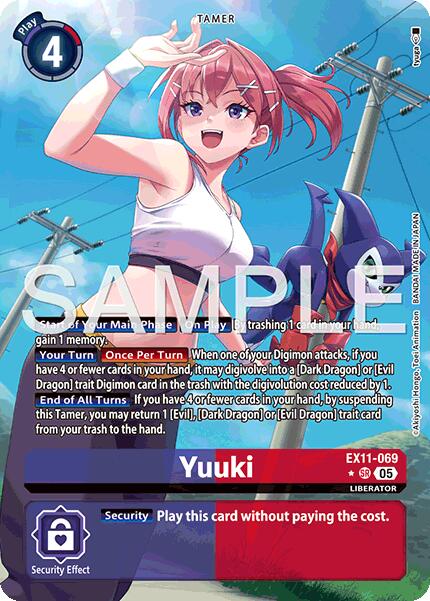 Yuuki [EX11-069] (Alternate Art) [Dawn of Liberator] - Destination Retro
