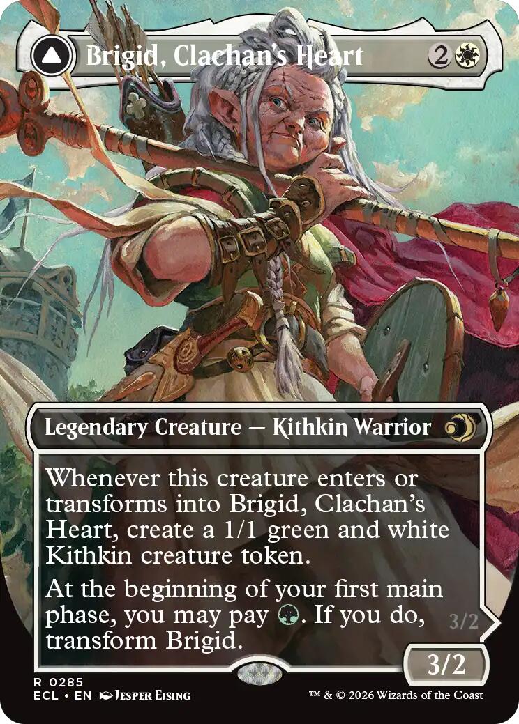 Brigid, Clachan's Heart (Borderless) [Lorwyn Eclipsed] - Destination Retro