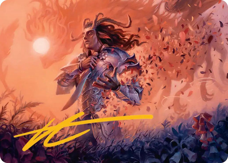 Rhys, the Evermore Art Card (Gold-Stamped Signature) [Lorwyn Eclipsed Art Series] - Destination Retro