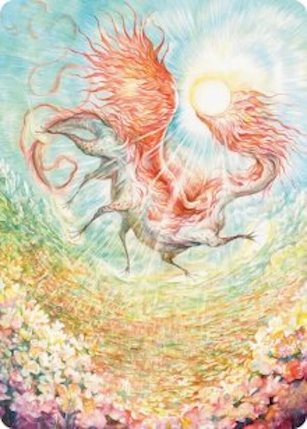 Eirdu, Carrier of Dawn Art Card [Lorwyn Eclipsed Art Series] - Destination Retro