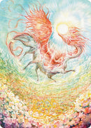 Eirdu, Carrier of Dawn Art Card (Gold-Stamped Signature) [Lorwyn Eclipsed Art Series] - Destination Retro