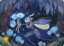 Bitterbloom Bearer Art Card (Gold-Stamped Planeswalker Symbol) [Lorwyn Eclipsed Art Series] - Destination Retro