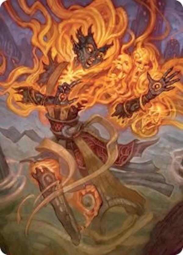 Ashling, Rekindled Art Card (33/54) [Lorwyn Eclipsed Art Series] - Destination Retro