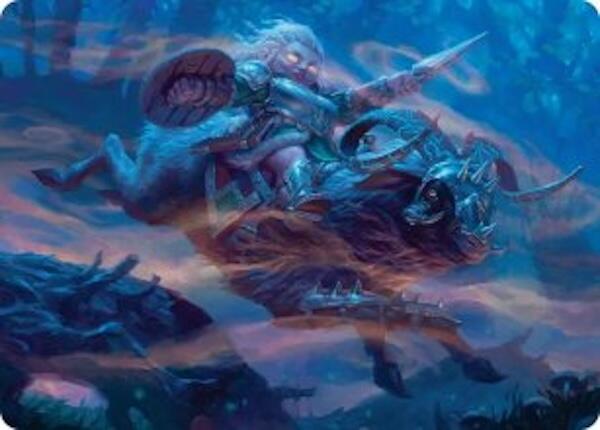 Bristlebane Outrider Art Card [Lorwyn Eclipsed Art Series] - Destination Retro