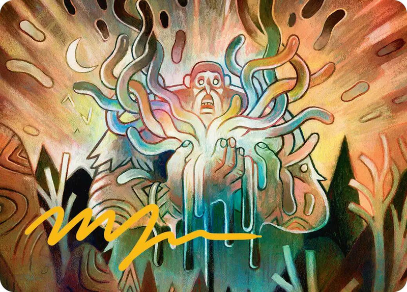 Aurora Awakener Art Card (40/54) (Gold-Stamped Signature) [Lorwyn Eclipsed Art Series] - Destination Retro