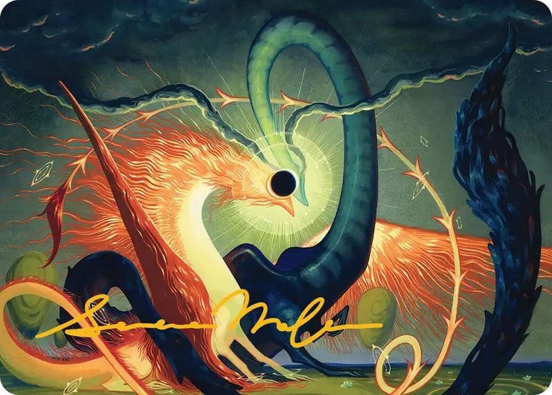 Celestial Reunion Art Card (42/54) (Gold-Stamped Signature) [Lorwyn Eclipsed Art Series] - Destination Retro