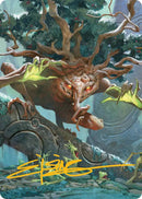 Ferrafor, Young Yew Art Card (Gold-Stamped Signature) [Lorwyn Eclipsed Art Series] - Destination Retro