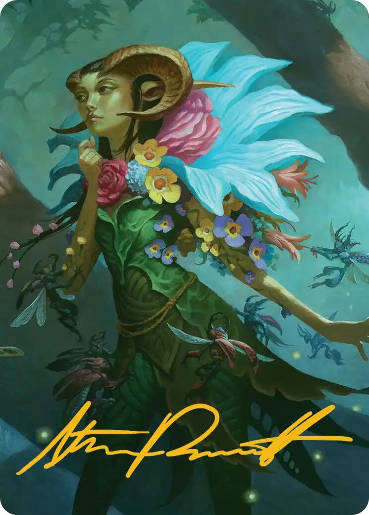 Maralen, Fae Ascendant Art Card (Gold-Stamped Signature) [Lorwyn Eclipsed Art Series] - Destination Retro