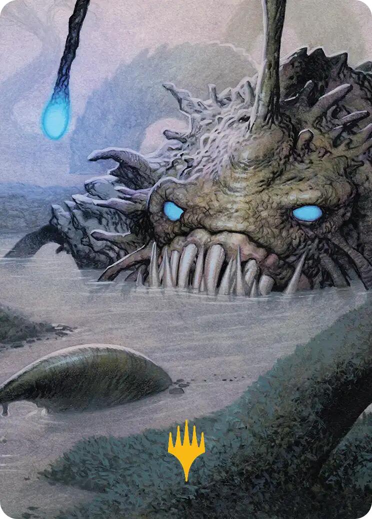 Deceit Art Card (Gold-Stamped Planeswalker Symbol) [Lorwyn Eclipsed Art Series] - Destination Retro