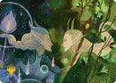Trystan's Command Art Card (Gold-Stamped Planeswalker Symbol) [Lorwyn Eclipsed Art Series] - Destination Retro