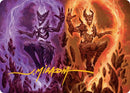 Fire Covenant Art Card (Gold-Stamped Signature) [Lorwyn Eclipsed Art Series] - Destination Retro