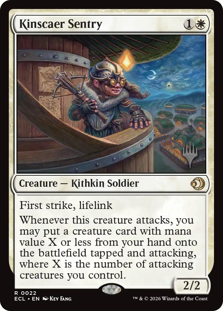 Kinscaer Sentry [Lorwyn Eclipsed Promos] - Destination Retro