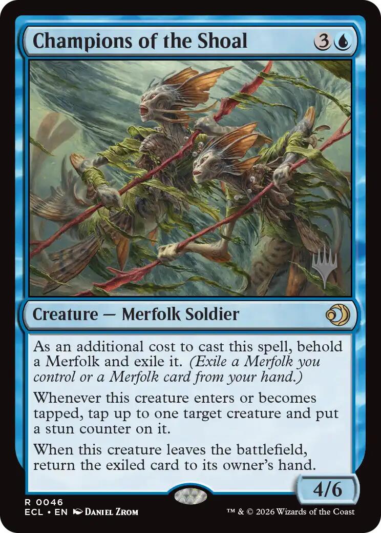 Champions of the Shoal [Lorwyn Eclipsed Promos] - Destination Retro