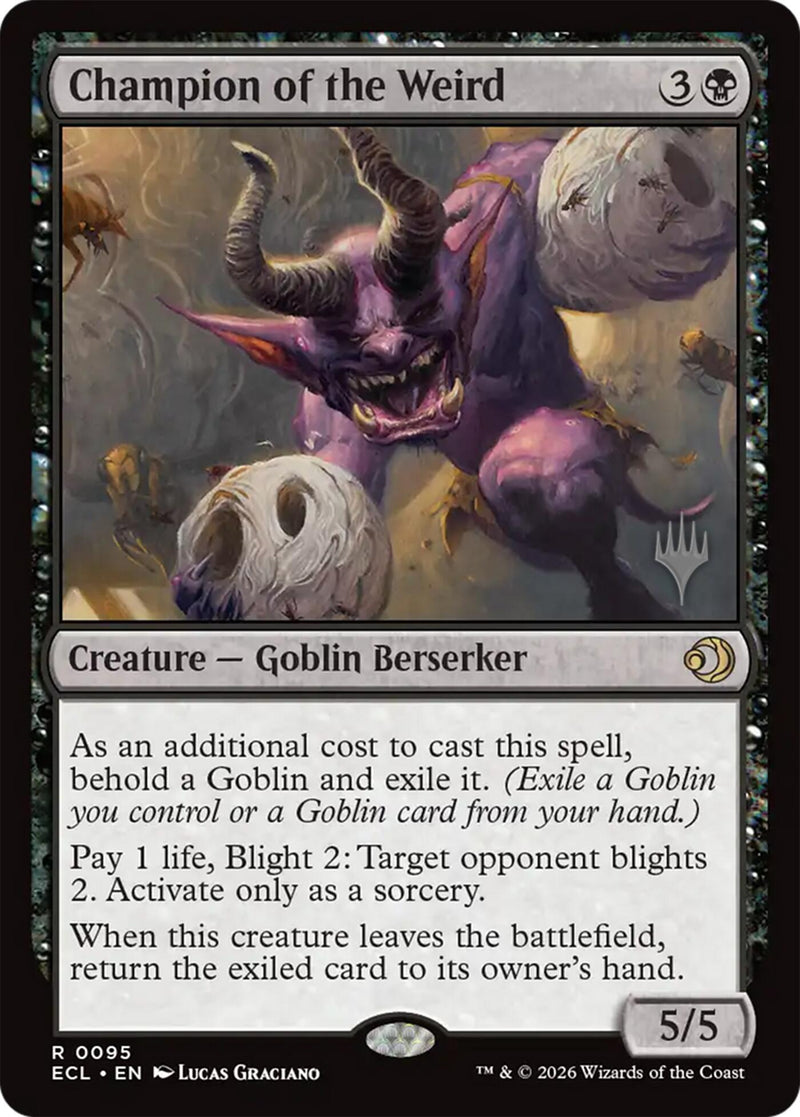 Champion of the Weird [Lorwyn Eclipsed Promos] - Destination Retro