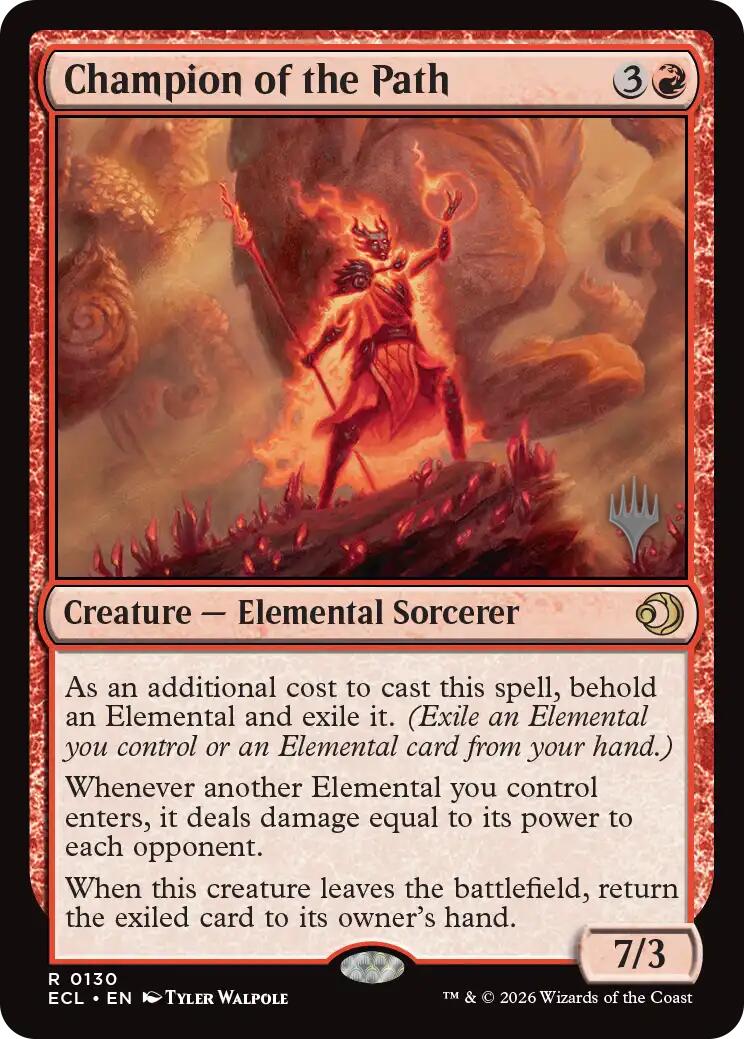 Champion of the Path [Lorwyn Eclipsed Promos] - Destination Retro