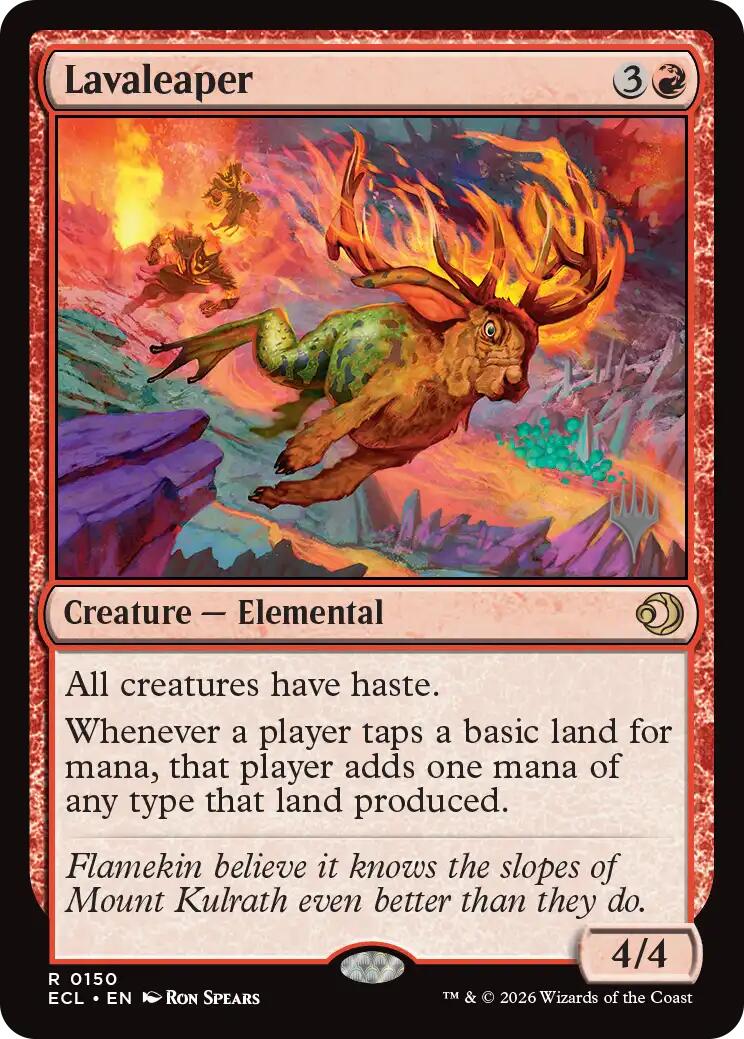 Lavaleaper [Lorwyn Eclipsed Promos] - Destination Retro