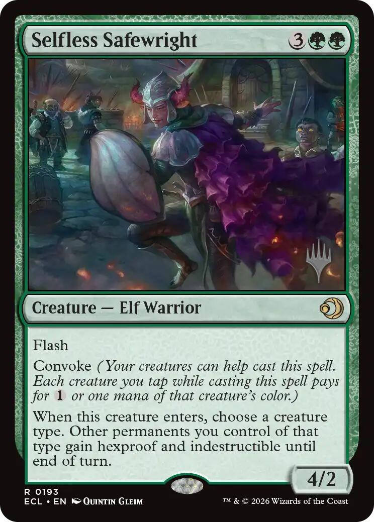 Selfless Safewright [Lorwyn Eclipsed Promos] - Destination Retro