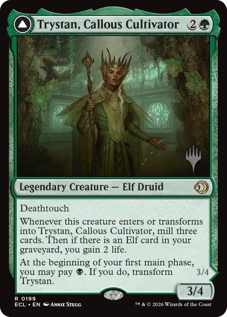 Trystan, Callous Cultivator [Lorwyn Eclipsed Promos] - Destination Retro