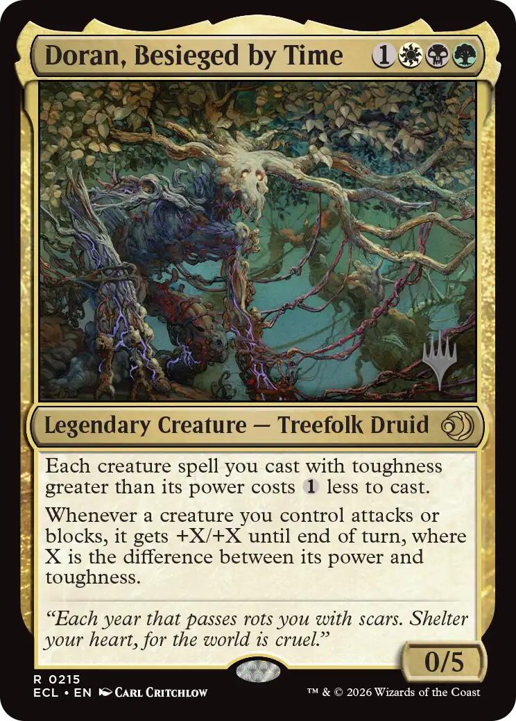 Doran, Besieged by Time [Lorwyn Eclipsed Promos] - Destination Retro