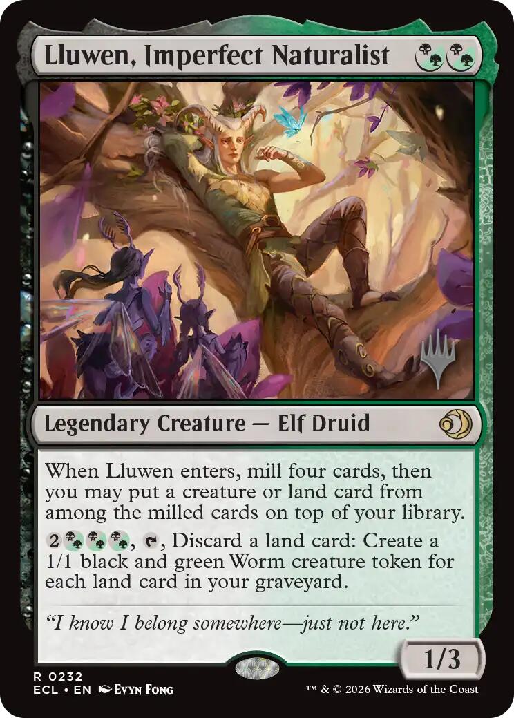 Lluwen, Imperfect Naturalist [Lorwyn Eclipsed Promos] - Destination Retro