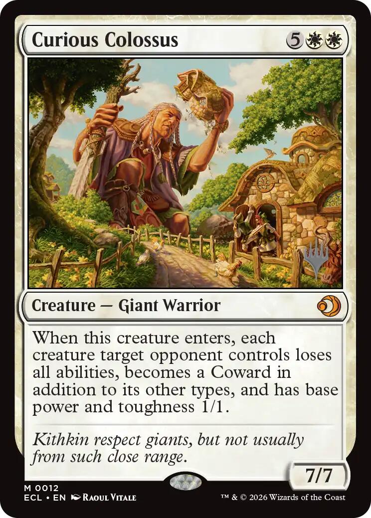Curious Colossus [Lorwyn Eclipsed Promos] - Destination Retro