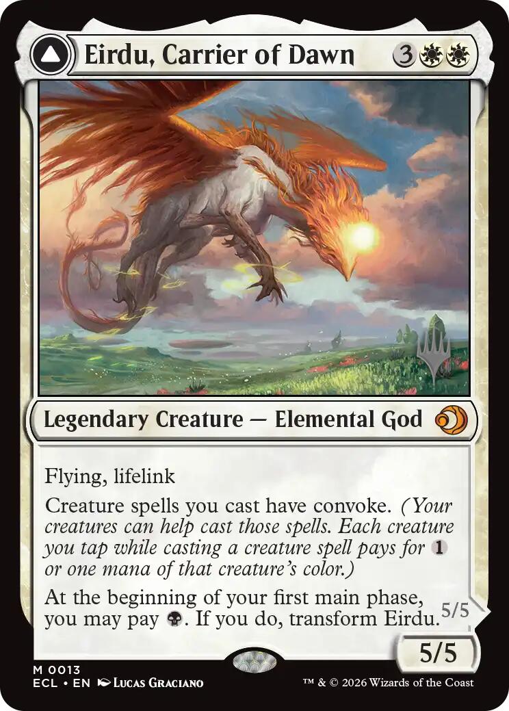 Eirdu, Carrier of Dawn [Lorwyn Eclipsed Promos] - Destination Retro