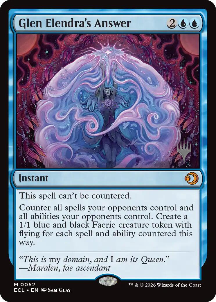 Glen Elendra's Answer [Lorwyn Eclipsed Promos] - Destination Retro