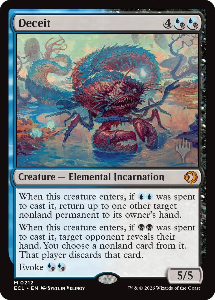 Deceit [Lorwyn Eclipsed Promos] - Destination Retro
