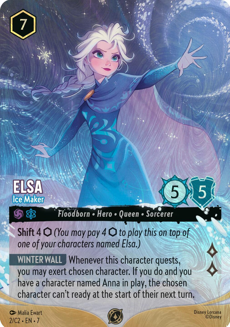 Elsa - Ice Maker (Foil) (2) [Promo Cards] - Destination Retro