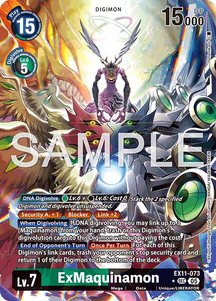 ExMaquinamon [EX11-073] (Alternate Art) [Dawn of Liberator] - Destination Retro